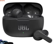 JBL Wave 200TWS Cuffie In-Ear True Wireless, Auricolari Bluetooth Senza Fili con Microfono Integrato, Protezione IPX2, fino a 20h di Autonomia Combinata, Custodia Ricarica, Nero