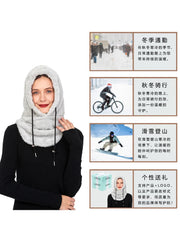 High Polar Fleece Balaclava Winter Ski Windproof Cap Outdoor Cycling Cap for Men Face Masks Hood Beanies Women Plush Warm Hat